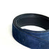 Night blue reversible belt on a white background