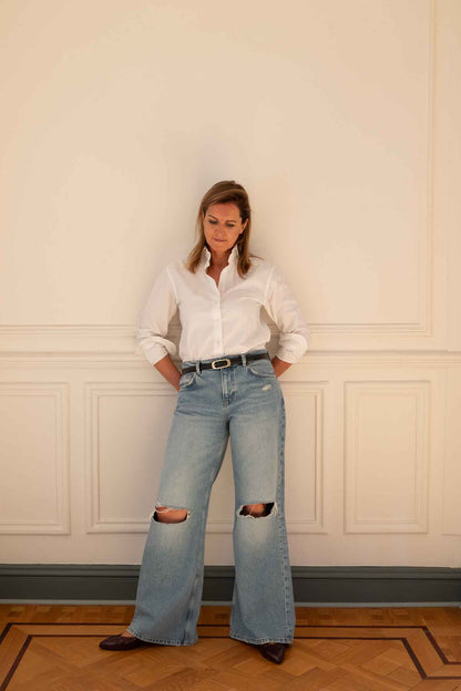 THE VAULT Shirt - white button-up shirt