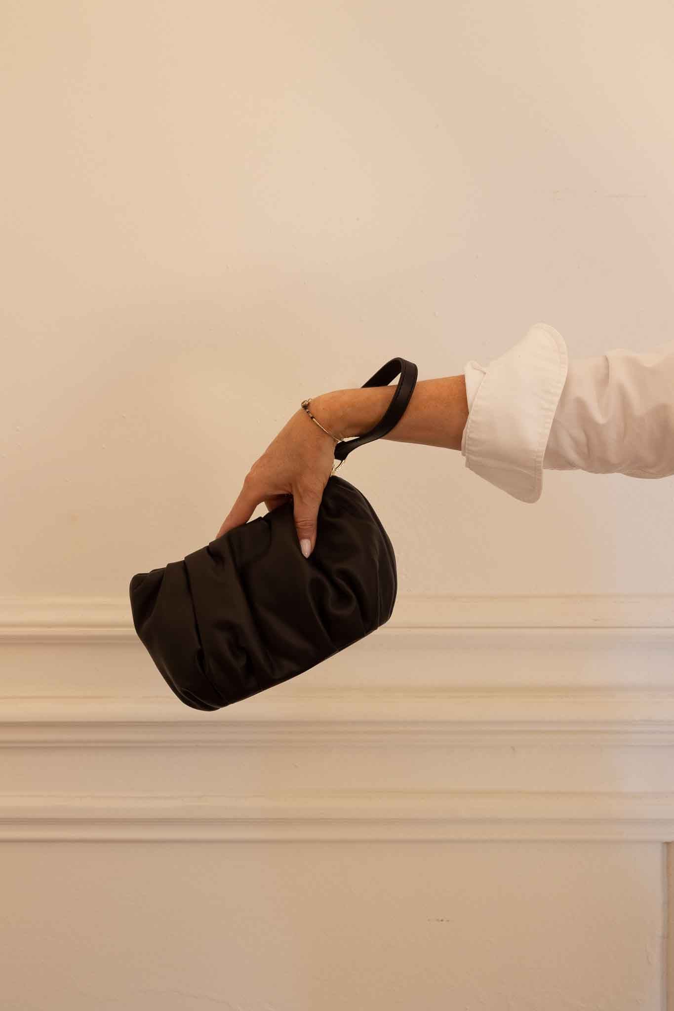 JACKY Clutch Mini - Cacao Brown Nappa Leather