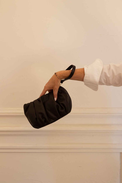 JACKY Clutch Mini - Cacao Brown Nappa Leather