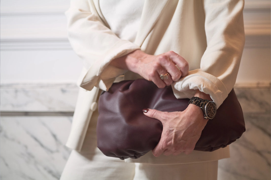 JACKY Clutch Maxi - Bordeaux