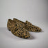Eleonor loafers frontal view in leopard printed soft leather