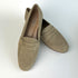 Josephine sand beige suede loafers for women