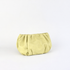 Lemon Meringue Yellow clutch bag on a white background