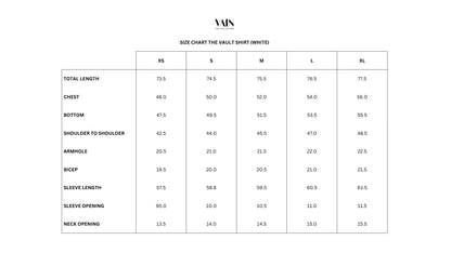 THE VAULT Shirt - white button-up shirt
